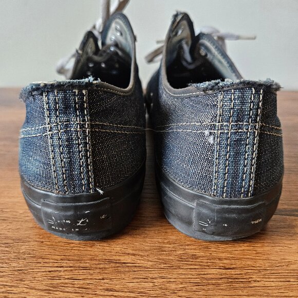 John Lofgren Champion Denim Sneakers Size 8 - Picture 5 of 9